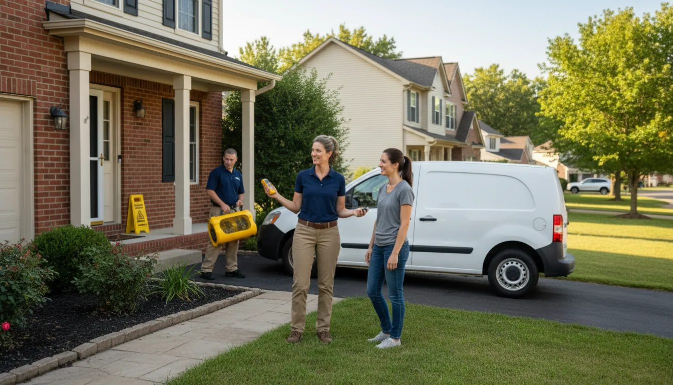 Residential water damage restoration in Strasburg, ND